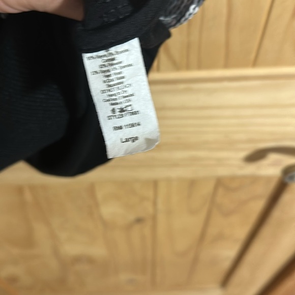 MONAMIE USA Evening Sequence Black and Silver Women's Top - Picture 4 of 5